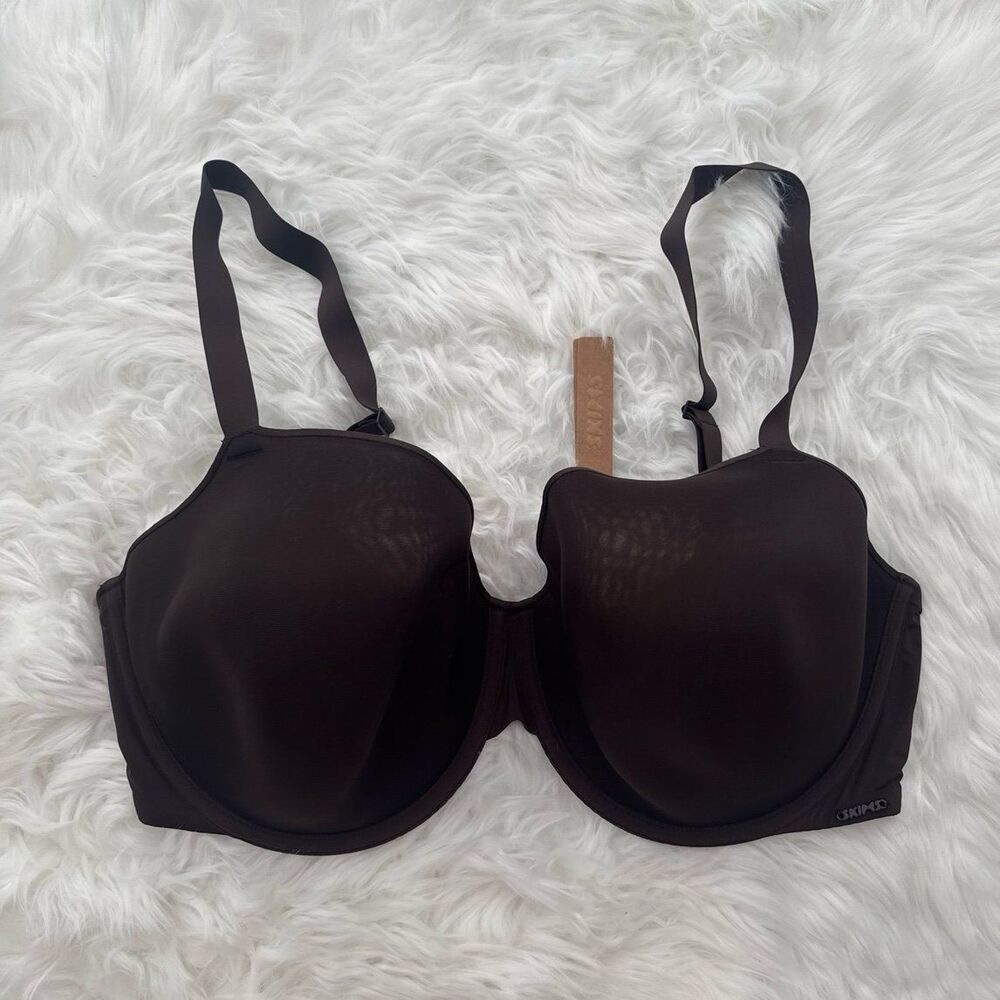Skims Weightless Demi Bra Espresso Size 42DDDD
